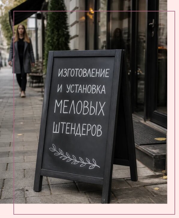 Меловые штендеры в Наро-Фоминске по цене от 6659 р. | Аванза-Нр-